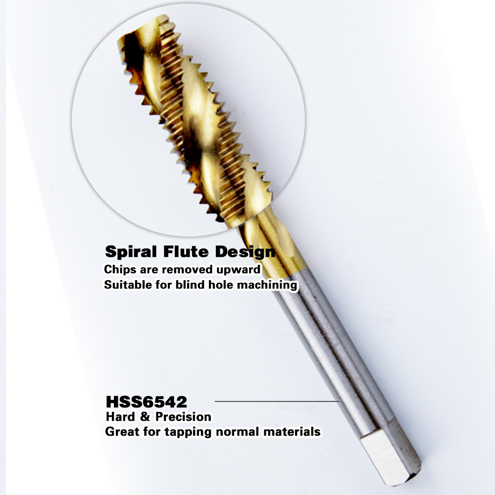 DIN 371/DIN 376 HSS Machine Taps Solid Carbide Thread Tap For Steel