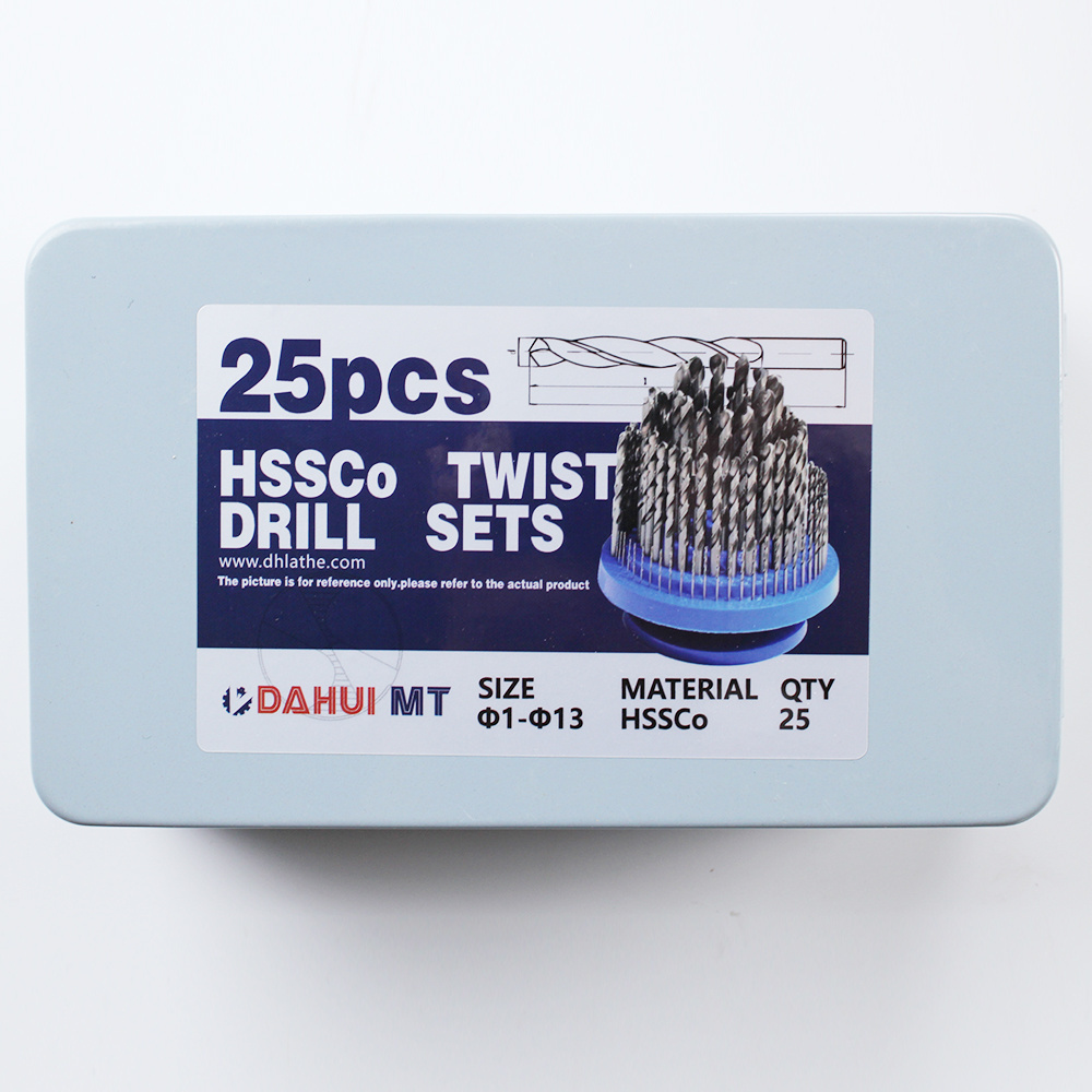 DIN338 Type N HSS straight shank twist drill for hardened steel  twist drill OEM 25pcs Din 338 HSS 4241  Drill Bits Set