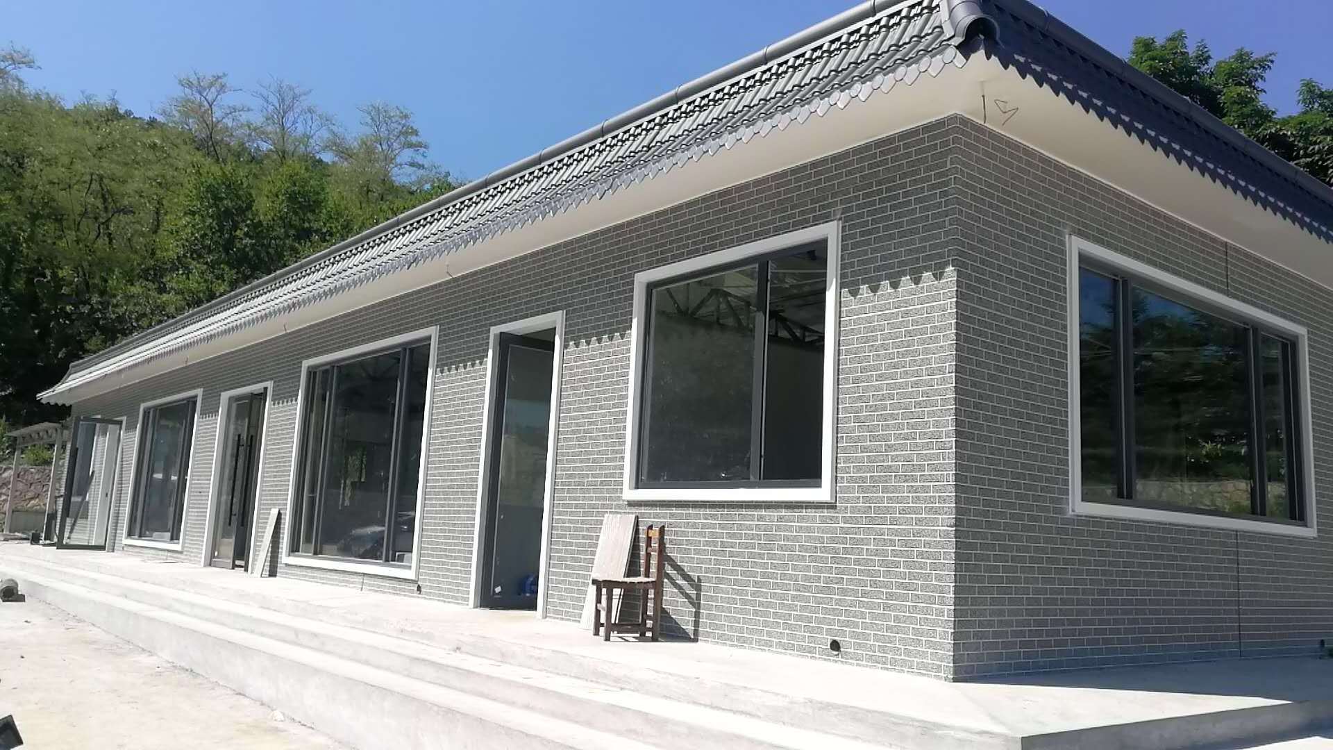 Tenghui Siding Facade Brick Look Waterproof Wall Panel Movable PU Sandwich Wall Outside Board