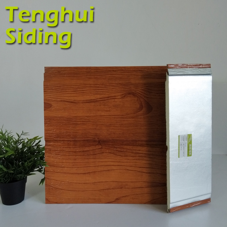 Tenghui Siding Metal Galvanized Carved Exterior Wall Decorative Aluminum Zinc Composite Sandwich Panel