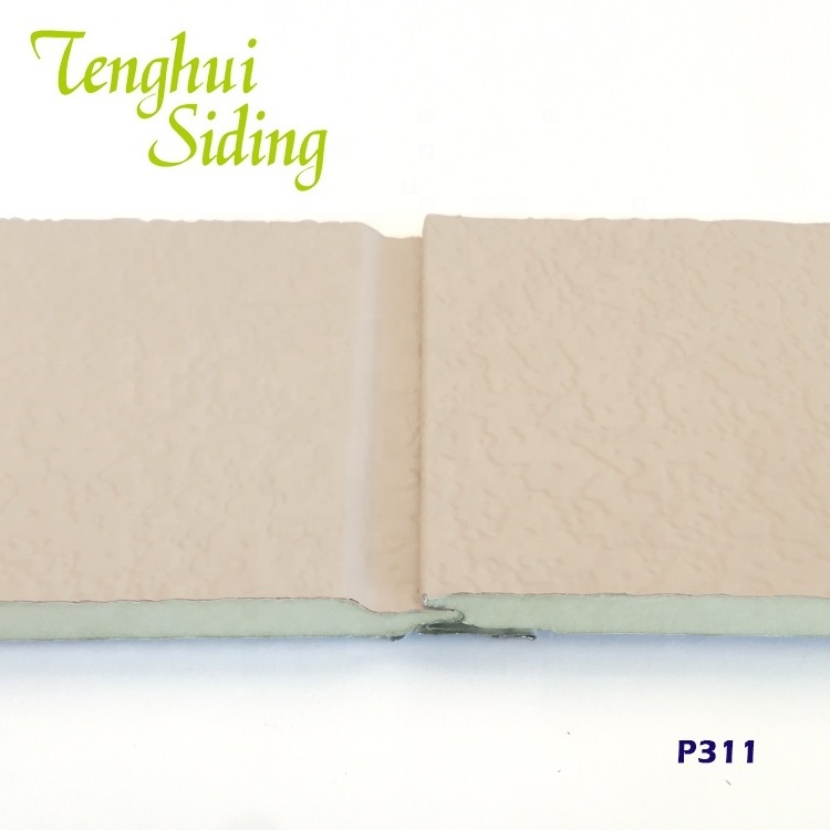 Tenghui Exterior Metal Pu Foam Heat Insulating Sandwich Wall Panel For House