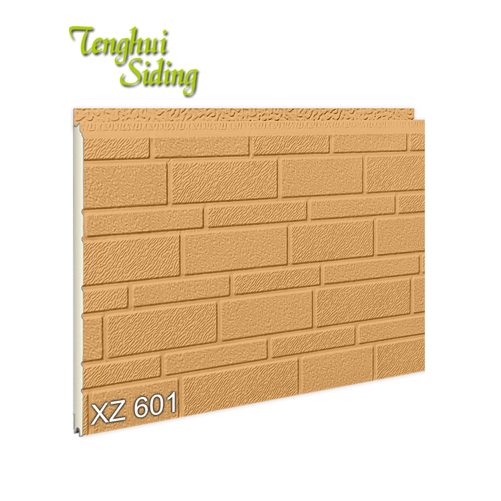 Building Lightweight Material 16mm Water-proof PU Sandwich Panel For Exterior Wall