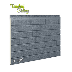 Tenghui Siding 16mm Decorative Sandwich Panel Polyurethane Foam  Metal Panels Metal Wall Exterior Panels