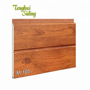 Faux Wood Grain Polyurethane Sandwich Panel For Villa