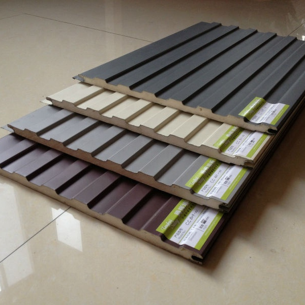 Tenghui Siding Composite Facade Light Weight Decoration External Pu Sandwich Panel