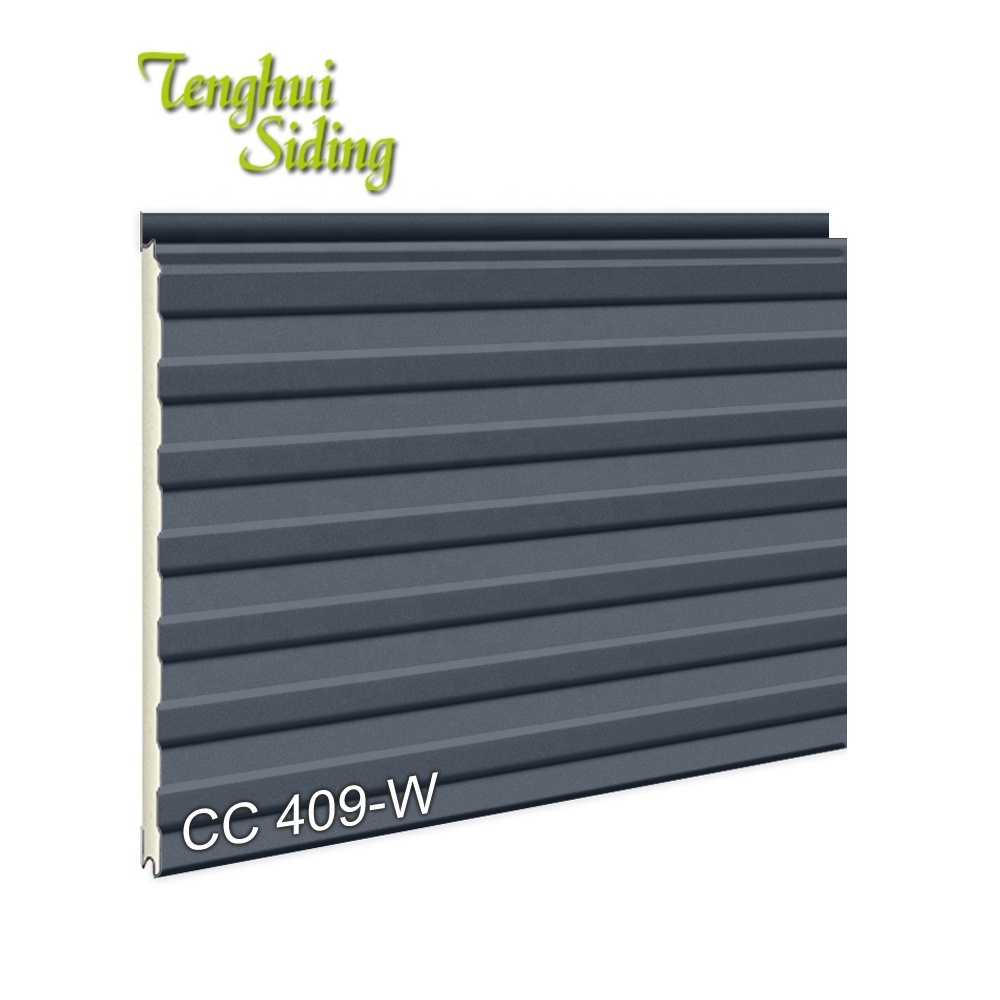 Tenghui Siding Composite Facade Light Weight Decoration External Pu Sandwich Panel