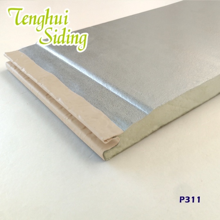 Tenghui Exterior Metal Pu Foam Heat Insulating Sandwich Wall Panel For House