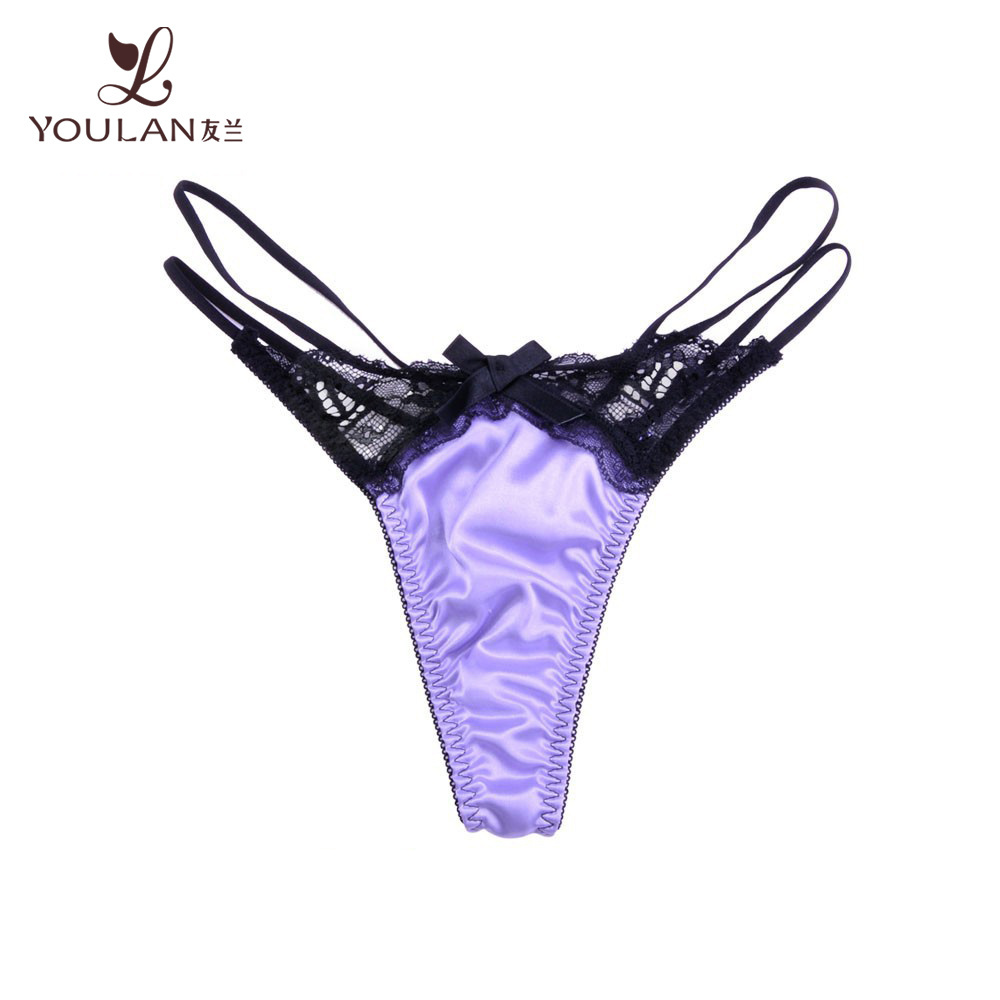 New Arrival Wide Style Hot Girl Black Bowknot Little Girls Thongs Underwear