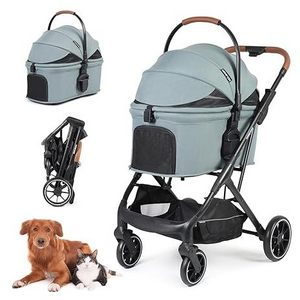 Trade Assurance Pet Dog Trolley Lightweight Portable Foldable Strollers For Small Cats Dogs Travel