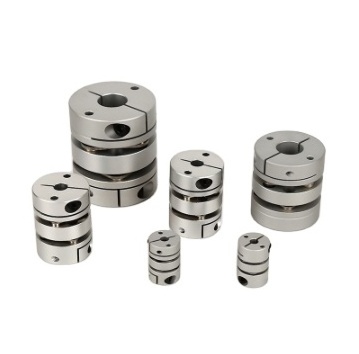 D26 L34 Aluminum Alloy Double Diaphragm Clamping Coupling For High Torque Motor Shaft