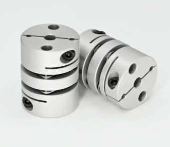 D26 L34 Aluminum Alloy Double Diaphragm Clamping Coupling For High Torque Motor Shaft