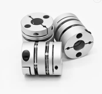 D26 L34 Aluminum Alloy Double Diaphragm Clamping Coupling For High Torque Motor Shaft