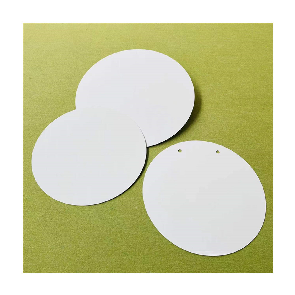 2024 Custom Size Metal Round Circles Sublimation Blanks 8'' 10