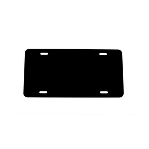 Printable Sublimation Aluminum Blanks Plate Sublimation Aluminium Metal License Plate Sheet in Black