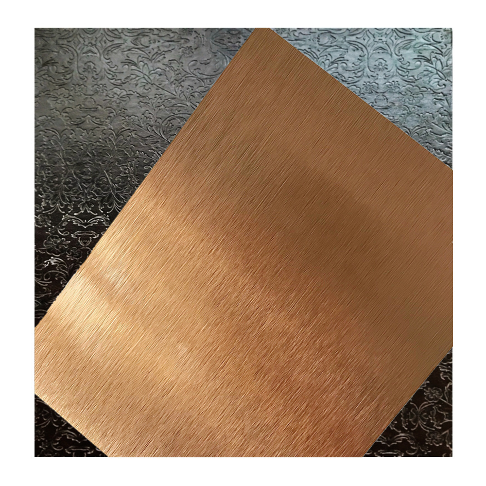 China Wholesale Sublimation Coated Aluminium Brushed Gold/Silver/Copper Aluminium Metal Signage Boards Sheets