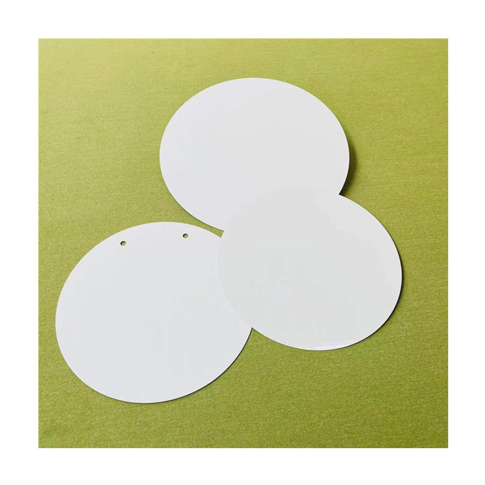 2024 Custom Size Metal Round Circles Sublimation Blanks 8'' 10