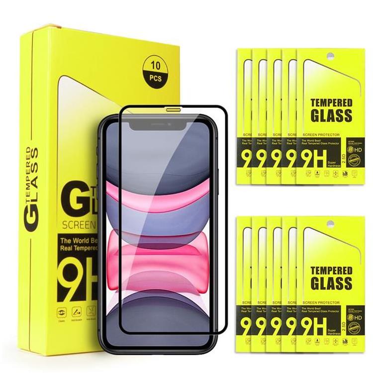 Tempered Glass Screen Protector for iPhone 13 wholesale Cell Phone Accessory Full Glue 3D 5D 9D 11D 21D tempered glass