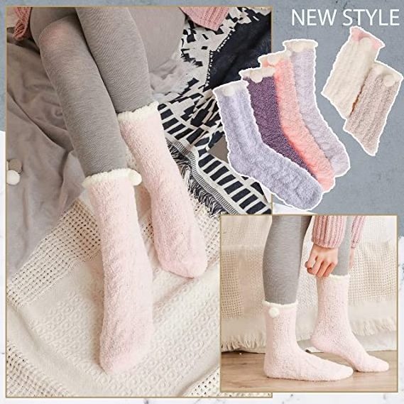 Reasonable Price Winter Sock Men Women Socks Slipper Fuzzy Fluffy Socks With Grippers