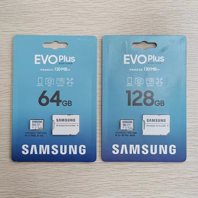 Original SAM SUNG EVO Plus Micro TF sd Card 128GB U3 512GB 256GB Memory Card 64GB U TF Flash sd Card up to 130Mb/s C10