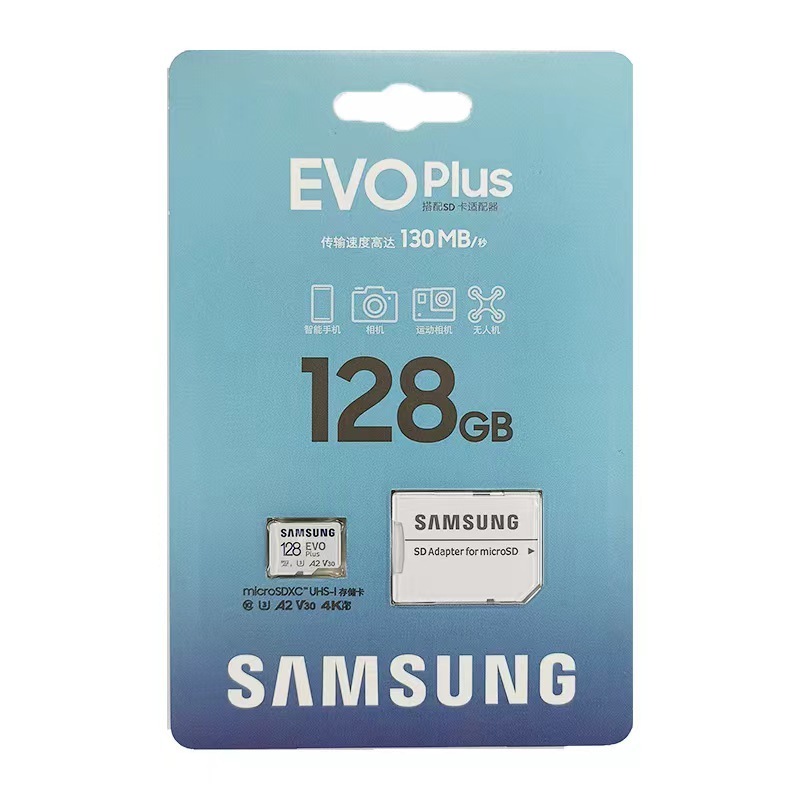 Original SAM SUNG EVO Plus Micro TF sd Card 128GB U3 512GB 256GB Memory Card 64GB U TF Flash sd Card up to 130Mb/s C10