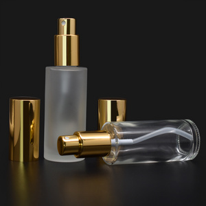 New  30ml  Fine Mist Spray Bottles Refillable Perfume Atomizer Clear Frosted Glass Bottles Perfume Spray