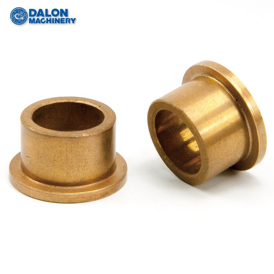 sae841 powder metallurgy oilite impregnated sintered oil metal bronze graphite electric fan motor sleeve bearing flange bushing