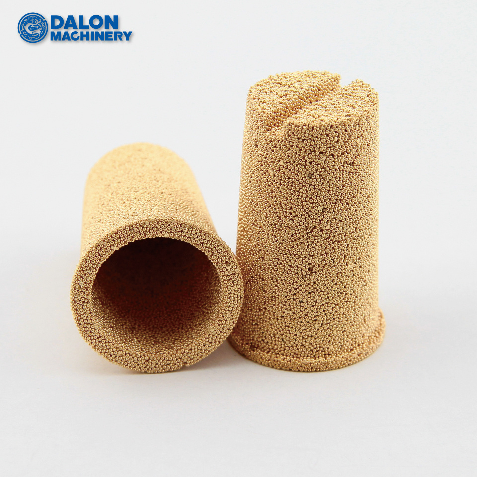 sintered porous conical gas air filter cartridge