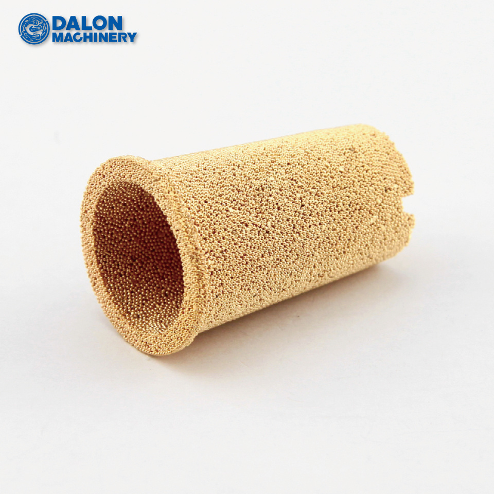 sintered porous conical gas air filter cartridge