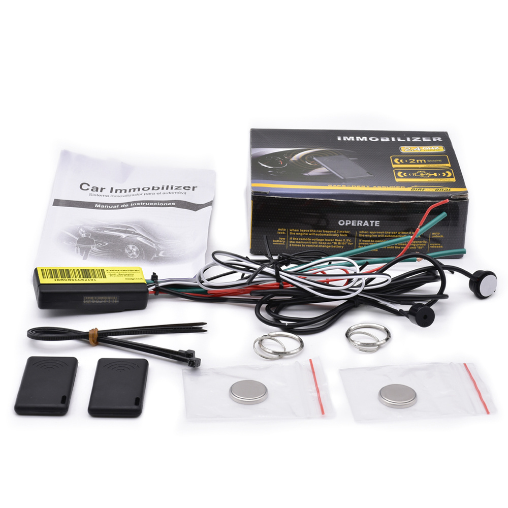 Factory wholesale good quality Anti hijacking car immobilizer system remote control 2.4ghz rfid wireless relay car immobilizer