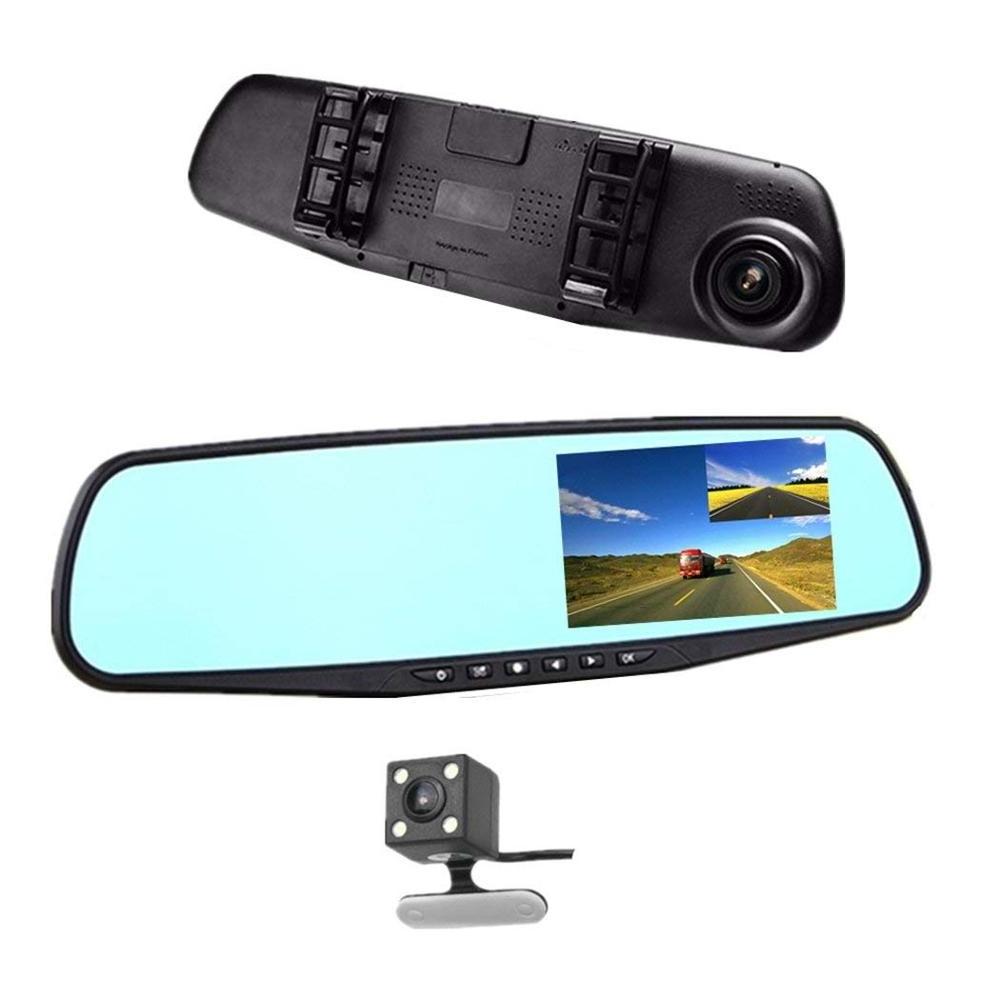 4.3 Inch Car DVR Full HD 1080P Dual Lens HD Car Dual Dash Camera Dvr User Vehicle Blackbox Car DVR