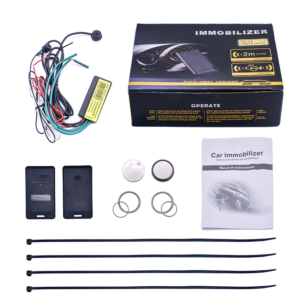 Electronic Anti Theft Anti Hijacked Wireless Vehicle Security Alarm Rfid Engine System Car Immobilizer