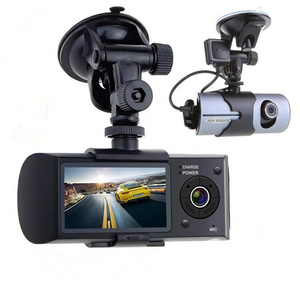 170 Wide Angle 2.7 TFT LCD Dual Camera Car DVR R300 X3000 Video Recorder GPS G-Sensor  Dash Cam