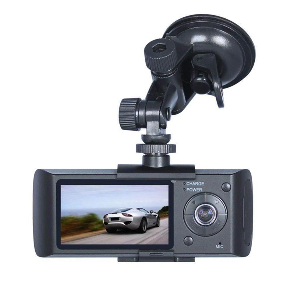 170 Wide Angle 2.7 TFT LCD Dual Camera Car DVR R300 X3000 Video Recorder GPS G-Sensor  Dash Cam