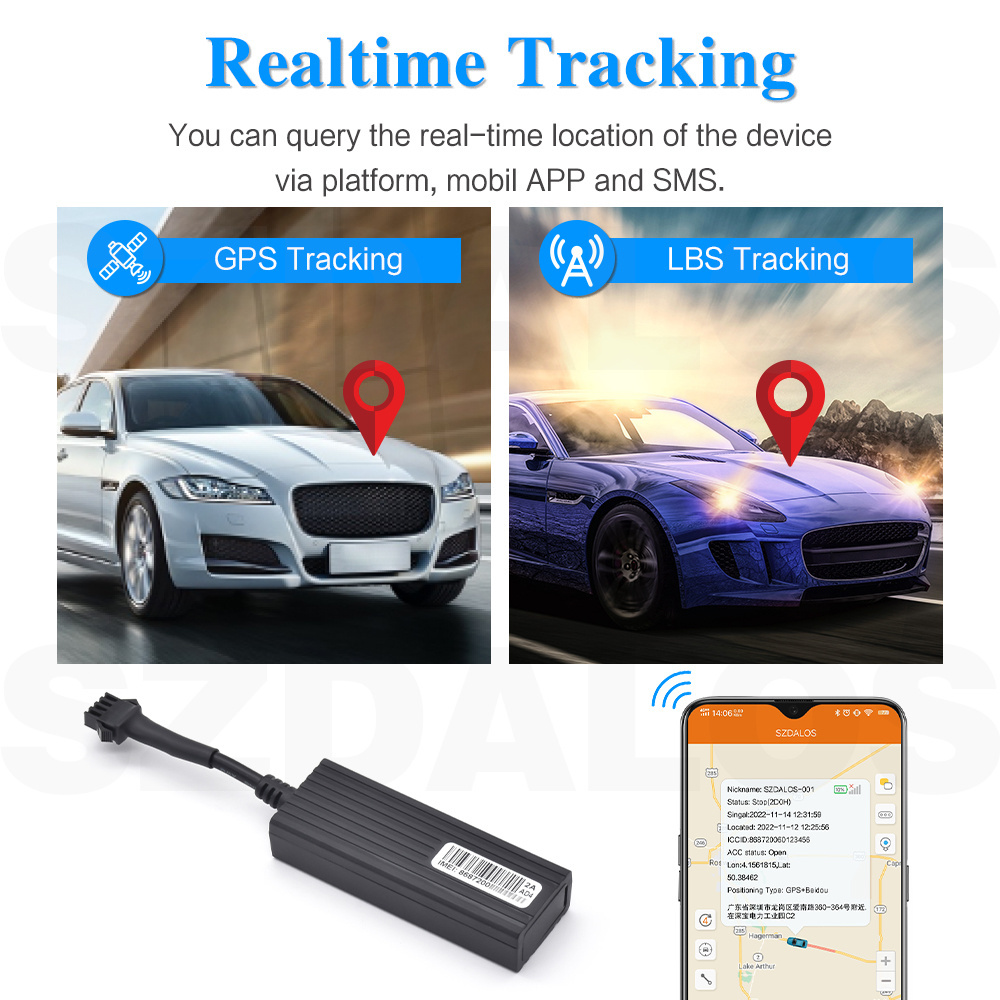 GPS/GSM/GPRS Tracker Can Remote Oil Power Stop Engine Car Alarm Car For Anti Theft Gps Device