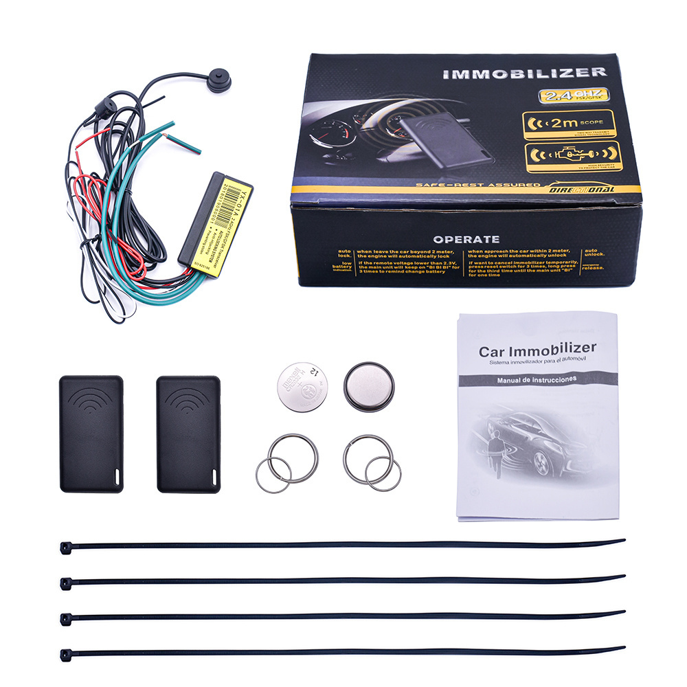 2.4G Anti Theft Device Auto Motorcycle Anti Hijacking Car Immobilizer System