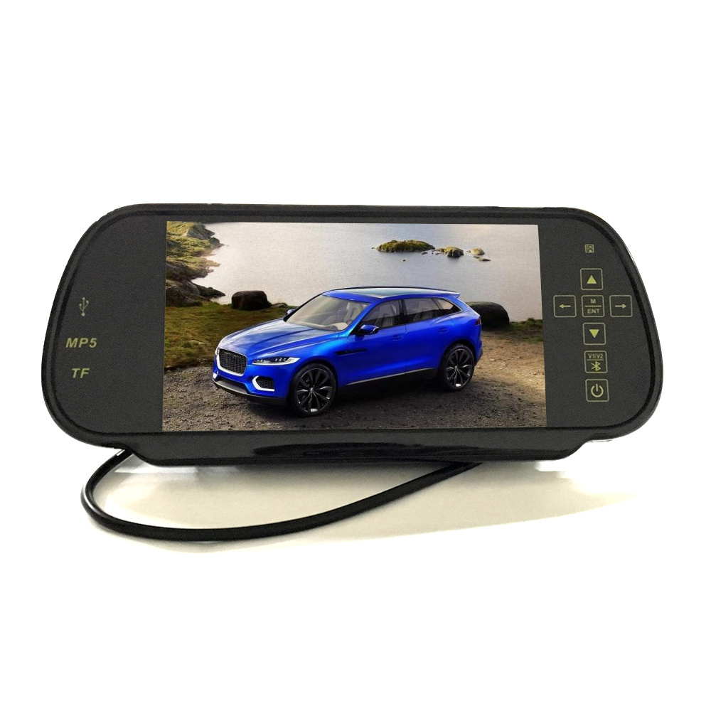 7 inch High brightness car rear view mirror monitor for Van/camper/RV