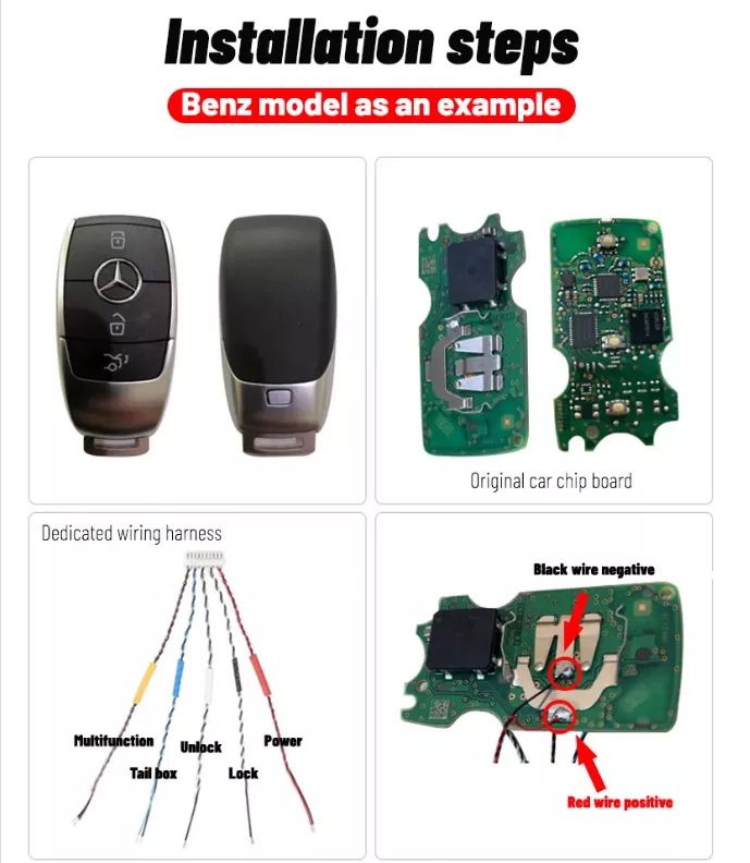 Smart LCD Car Key Upgrade PKE Keyless Entry Door Automatic Unlock&Lock Remote Key for Audi