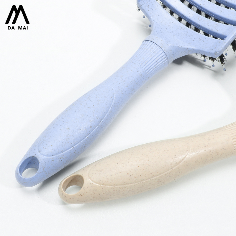 New Arrived Plastic Pink Blue Green Black Tangle Hair Brush Vented Eight Rows Octopus Hair Brush Detangling For Women