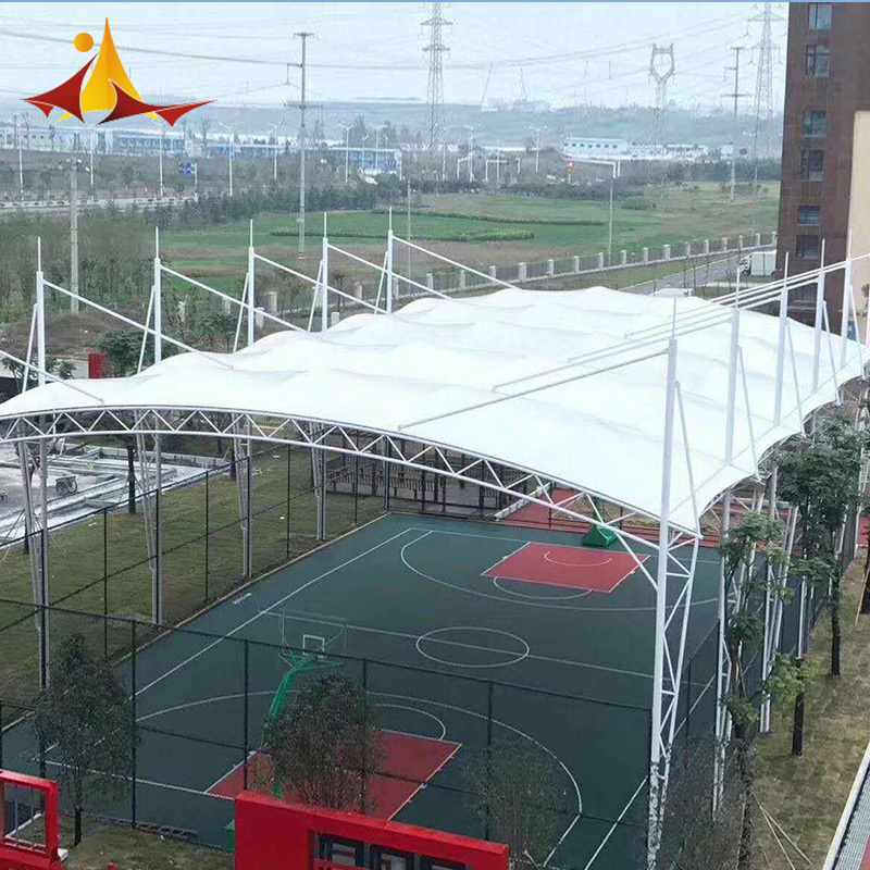 New waterproof wind resist membrane tent car parking tensile structure membrane tent Car shelter parking shade