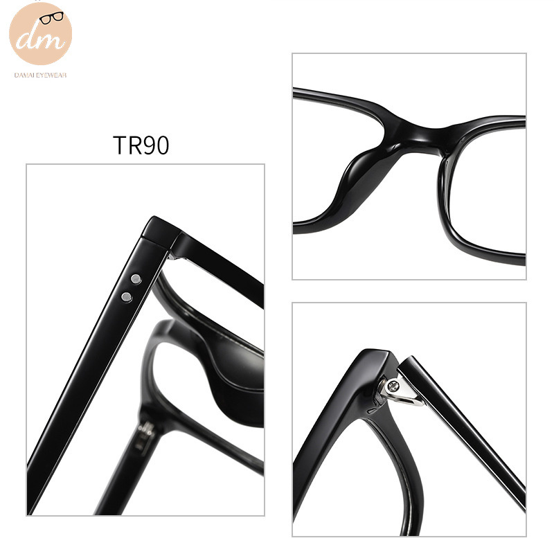 New Smart Changing Color Anti Blue Light Glasses Photochromic Glasses For men and women TR90 Photo Grey Optical Frame