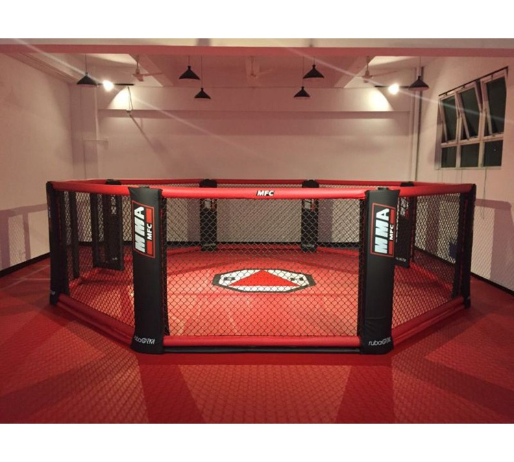 FIGHTBRO CL3 Professional Square Mma Cage Octagon Floor Mma Octagon Boxing Ring Customized Logo Cage Mma Octagon