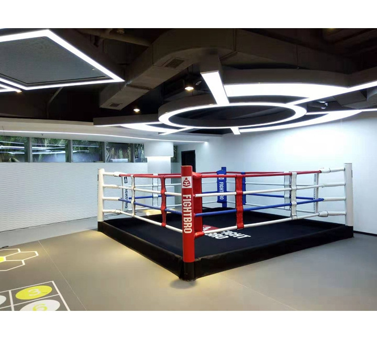 FIGHTBRO BL Sale Customized Size Floor Boxing Ring Wrestling Ring Fitness Oem boxing ring