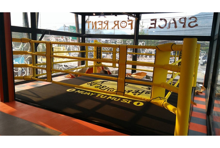 FIGHTBRO BL Sale Customized Size Floor Boxing Ring Wrestling Ring Fitness Oem boxing ring