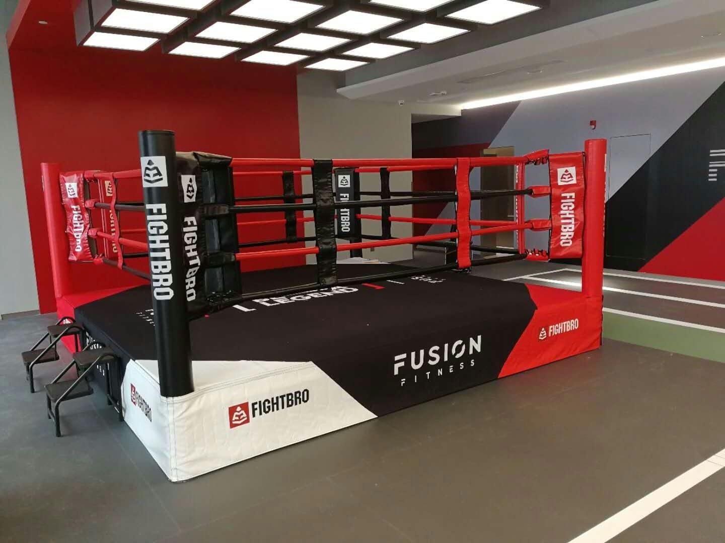 Fihgtbro Rg6 Fightbro Professional Elevated Boxing  Ring Used Boxing Ring For Sale Boxing Ring Canvas