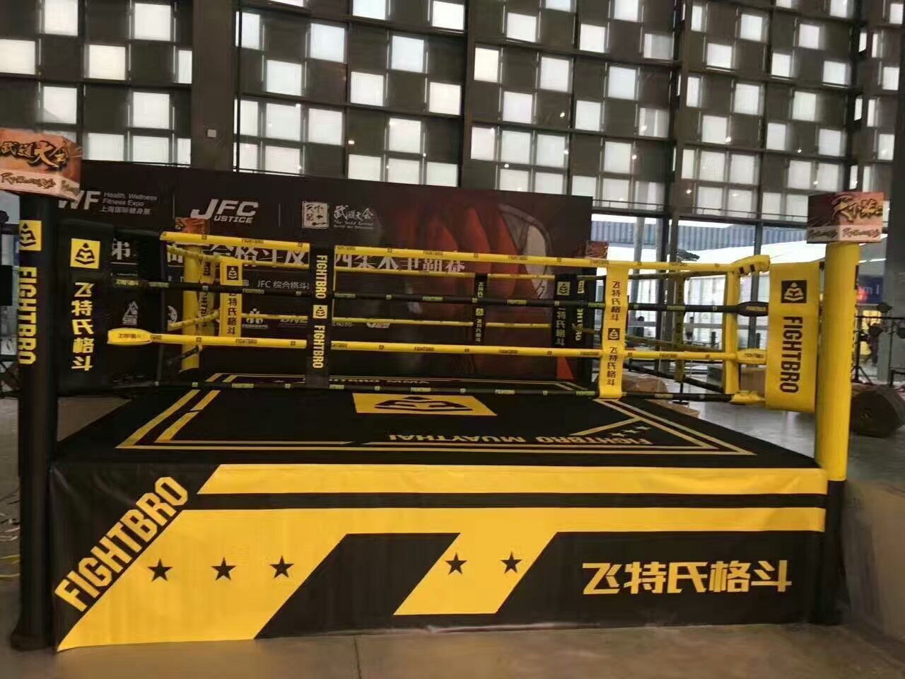 FIGHTBRO brand IBF standard boxing ring / square elevated boxing wrestling ring RG series