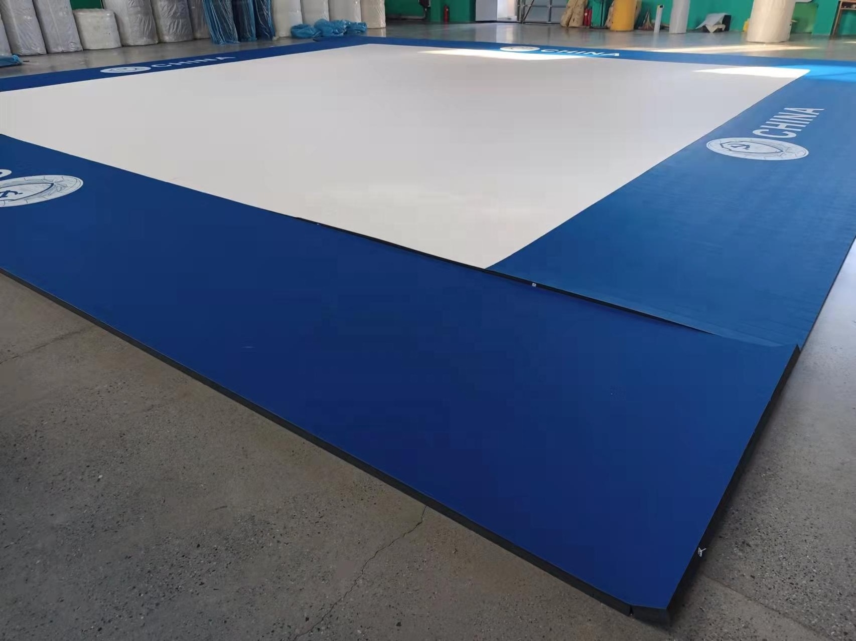 Good Quality Gym Pvc Floor Flexi Roll Mat For Wrestling Match Foam Exercise Fitness