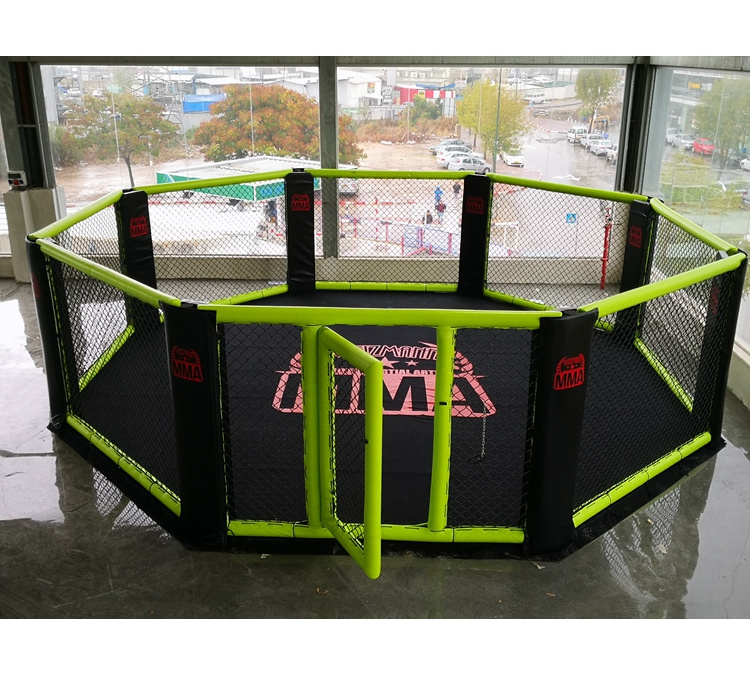 FIGHTBRO CL3 Professional Square Mma Cage Octagon Floor Mma Octagon Boxing Ring Customized Logo Cage Mma Octagon