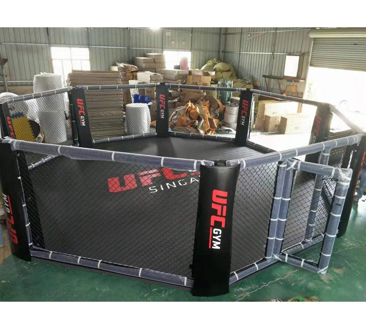 FIGHTBRO CL3 Professional Square Mma Cage Octagon Floor Mma Octagon Boxing Ring Customized Logo Cage Mma Octagon