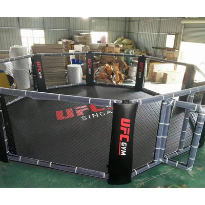 FIGHTBRO CL3 Professional Square Mma Cage Octagon Floor Mma Octagon Boxing Ring Customized Logo Cage Mma Octagon