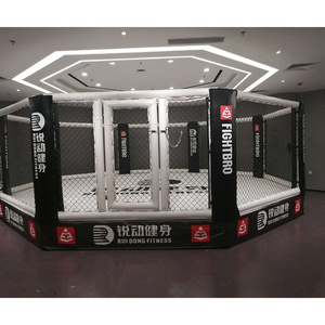 FIGHTBRO CG3 Mma Ufc Octagon Cage Customized Size Logo Boxing Taekwondo Karate Wrestling Judo Boxing Ring